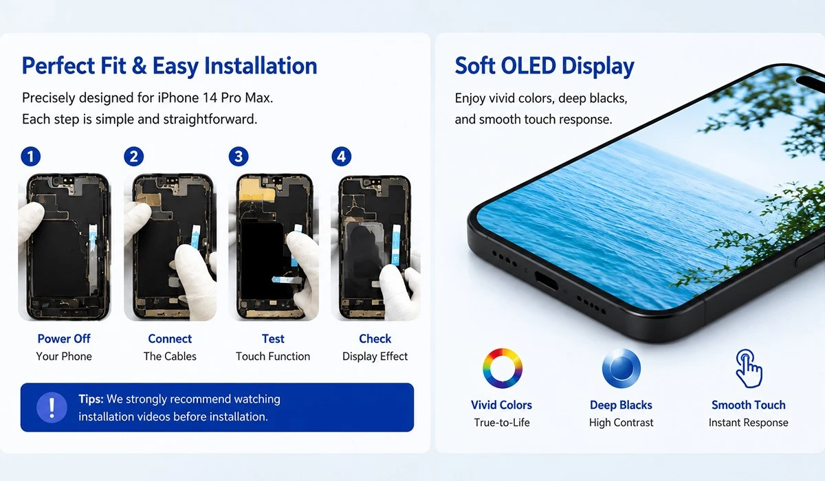 Easy Installation Vivid Display Experience Easy Installation Vivid Display Experience