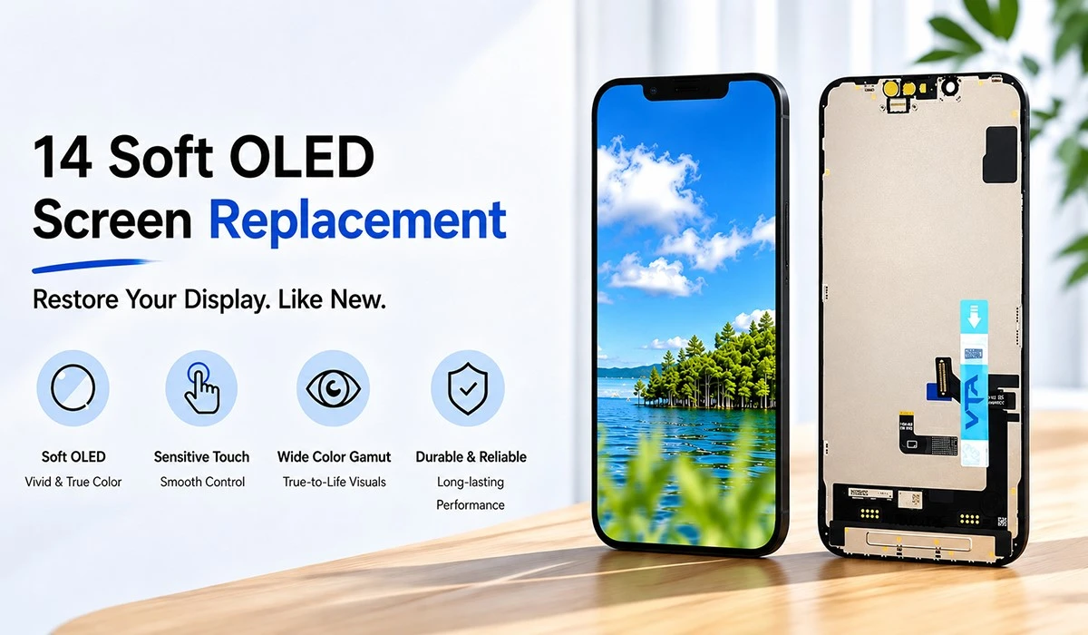 14 Soft OLED Screen Replacement Display