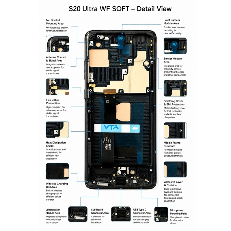 s20 ultra wf soft screen components details s20 ultra wf soft screen components details